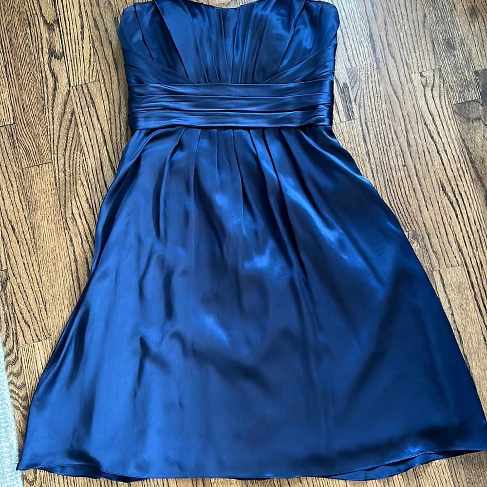 Priscilla of Boston silk strapless dress